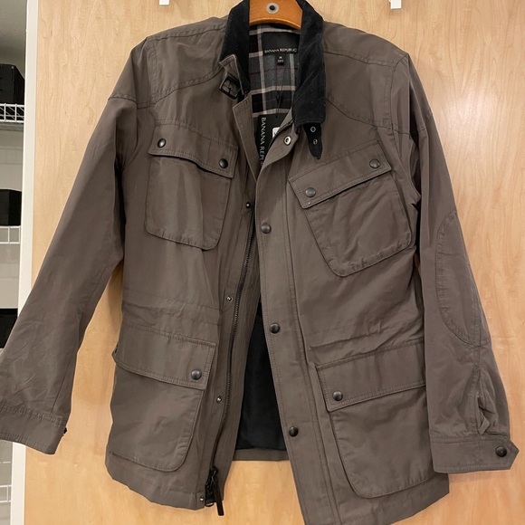 Banana Republic Other - Banana republic green utility jacket